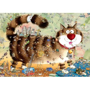 Heye (29569) - Marino Degano: "Cat's Life" - 1000 pezzi