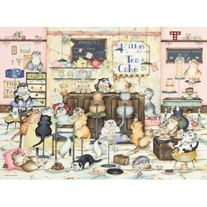 Ravensburger (14794) - Linda Jane Smith: "Kitty's Cakes" - 500 pezzi