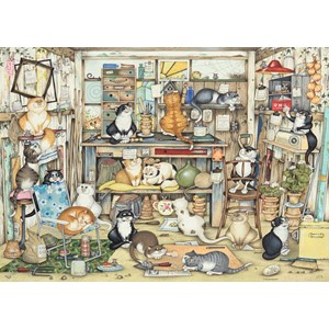 Ravensburger (19852) - Linda Jane Smith: "Dad's Shed" - 1000 pezzi