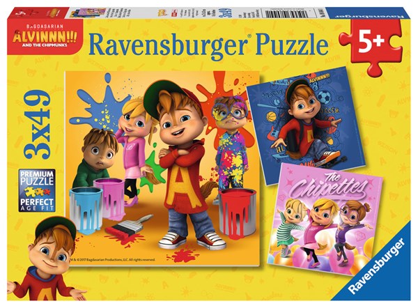Ravensburger (08044) - "Alvin & the Chipmunks" - 49 pezzi