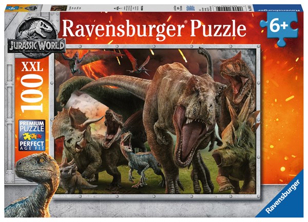 Ravensburger (10915) - "Jurassic World Fallen Kingdom" - 100 pezzi