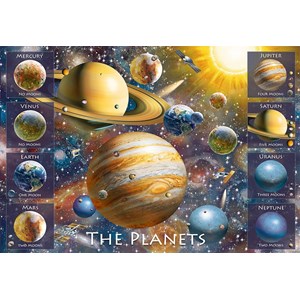 Ravensburger (10853) - "The Planets" - 100 pezzi