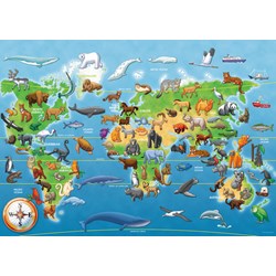 Ravensburger (05515) - "Endangered Animals" - 60 pezzi