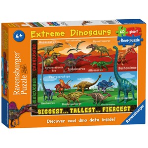 Ravensburger (05516) - "Extreme Dinosaurs" - 60 pezzi