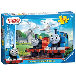 Ravensburger (08711) - "Thomas & Friends At the Windmill" - 35 pezzi