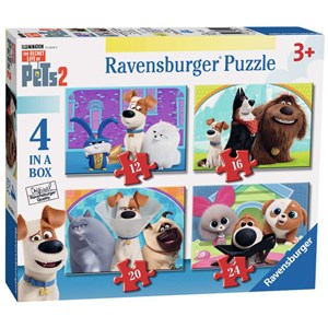 Ravensburger (03001) - "The Secret Life of Pets 2" - 12 16 20 24 pezzi