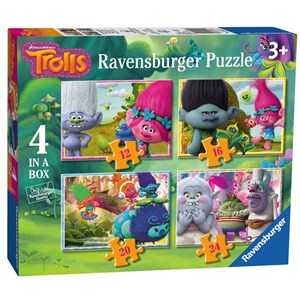 Ravensburger (06972) - "Trolls" - 12 16 20 24 pezzi