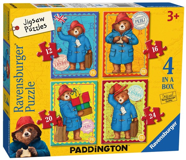 Ravensburger (06893) - "Paddington Bear" - 12 16 20 24 pezzi