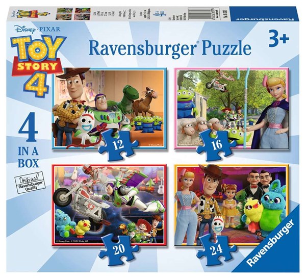 Ravensburger (06833) - "Toy Story 4" - 12 16 20 24 pezzi