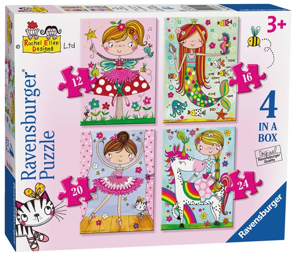 Ravensburger (06901) - Rachel Ellen: "Rachel Ellen Girls" - 12 16 20 24 pezzi