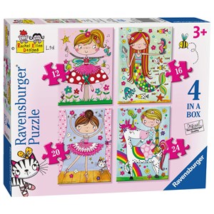 Ravensburger (06901) - Rachel Ellen: "Rachel Ellen Girls" - 12 16 20 24 pezzi