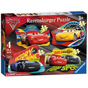 Ravensburger (06891) - "Cars 3" - 10 12 14 16 pezzi
