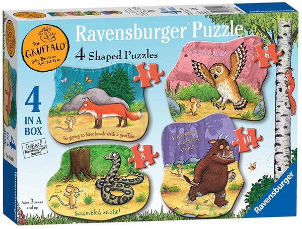 Ravensburger (06980) - "The Gruffalo" - 4 6 8 10 pezzi
