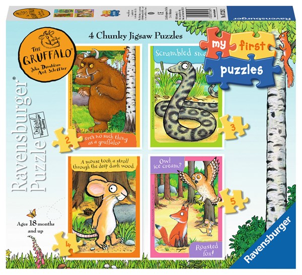 Ravensburger (07226) - "The Gruffalo" - 2 3 4 5 pezzi