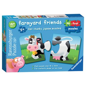 Ravensburger (06904) - "Farmyard Friends" - 2 pezzi