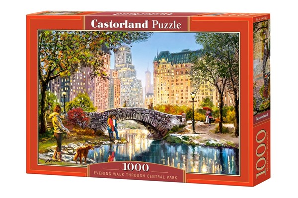 Castorland (C-104376) - "Evening Walk Through Central Park" - 1000 pezzi