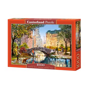 Castorland (C-104376) - "Evening Walk Through Central Park" - 1000 pezzi