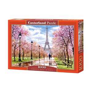 Castorland (C-104369) - "Romantic Walk In Paris" - 1000 pezzi