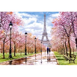 Castorland (C-104369) - "Romantic Walk In Paris" - 1000 pezzi