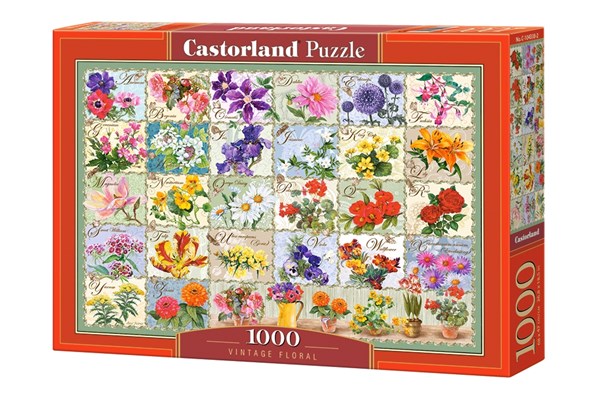 Castorland (C-104338) - "Vintage Floral" - 1000 pezzi