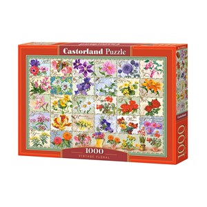 Castorland (C-104338) - "Vintage Floral" - 1000 pezzi