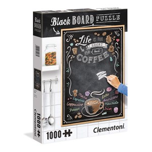 Clementoni (39466) - "Black Board Coffee" - 1000 pezzi