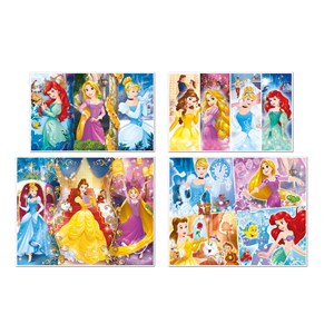 Clementoni (07721) - "Disney Princess" - 20 60 100 180 pezzi