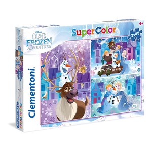 Clementoni (25228) - "Olaf's Frozen Adventures" - 48 pezzi