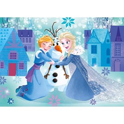 Clementoni (25228) - "Olaf's Frozen Adventures" - 48 pezzi