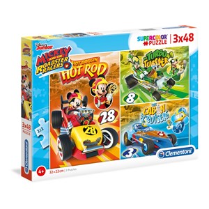 Clementoni (25227) - "Mickey and The Roadster Racers" - 48 pezzi