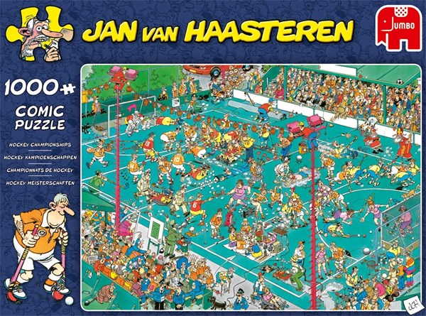 Jumbo (19094) - Jan van Haasteren: "Hockey Championships" - 1000 pezzi