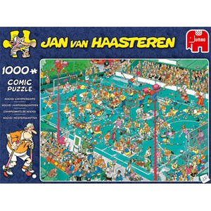 Jumbo (19094) - Jan van Haasteren: "Hockey Championships" - 1000 pezzi