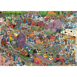 Jumbo (19071) - Jan van Haasteren: "Flower Parade" - 1000 pezzi