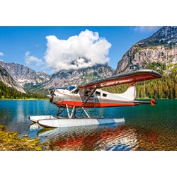 Castorland (B-53025) - "Floatplane on Mountain Lake" - 500 pezzi