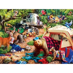 MasterPieces (31997) - Larry Jones: "Campsite Trouble" - 300 pezzi
