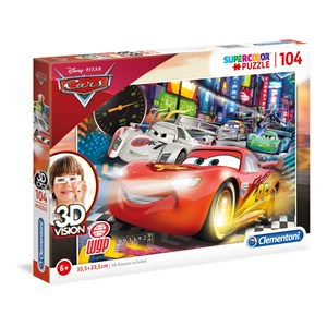 Clementoni (20044) - "Cars" - 104 pezzi