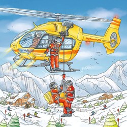 Ravensburger (08052) - "On the Ski Slope" - 49 pezzi