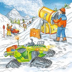 Ravensburger (08052) - "On the Ski Slope" - 49 pezzi