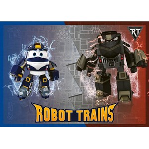 Ravensburger (09787) - "Robot Trains" - 125 pezzi