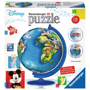 Ravensburger (12343) - "Disney Globe" - 180 pezzi