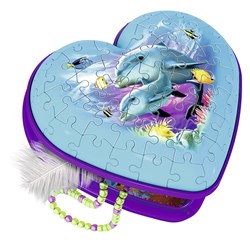 Ravensburger (12118) - "Heart Box, Underwater World" - 54 pezzi