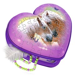 Ravensburger (12119) - "Heart Box, Horses" - 54 pezzi
