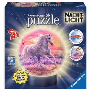 Ravensburger (11843) - "Horses on the Beach" - 72 pezzi