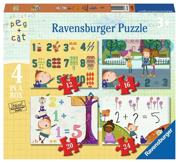 Ravensburger (06995) - "Peg + Cat" - 12 16 20 24 pezzi