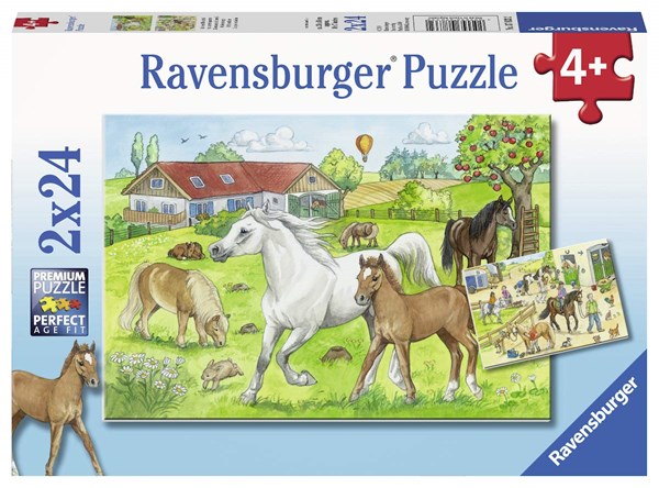 Ravensburger (07833) - "Horses" - 24 pezzi
