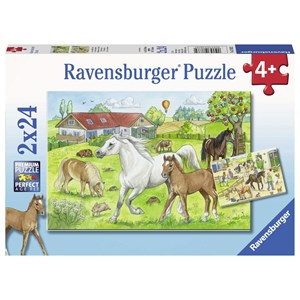 Ravensburger (07833) - "Horses" - 24 pezzi