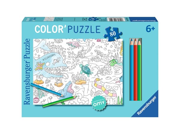 Ravensburger (10752) - "The World under Water" - 80 pezzi