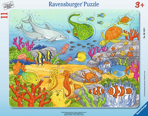 Ravensburger (06149) - "Merry Sea Creatures" - 11 pezzi