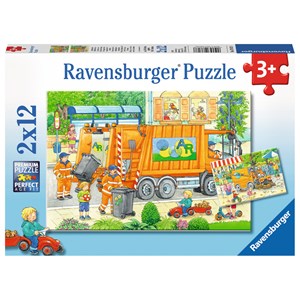 Ravensburger (07617) - "Garbage Disposal & Sweeper" - 12 pezzi