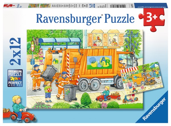 Ravensburger (07617) - "Garbage Disposal & Sweeper" - 12 pezzi